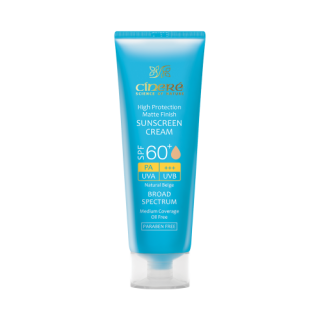 ضدآفتاب +SPF60 رنگی پوست چرب سینره