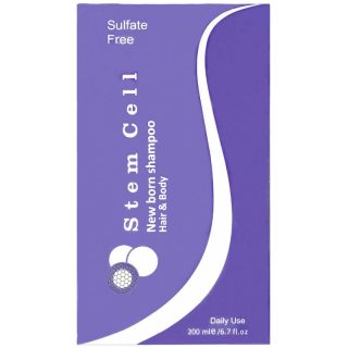 شامپو نوزاد مو و بدن پسرانه استم سل