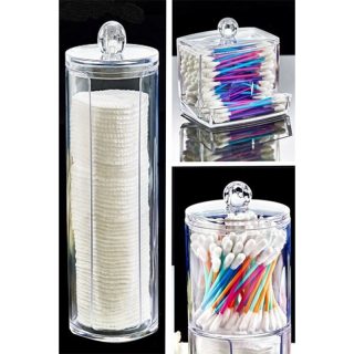 ست استند پد آرایشی و گوش پاک کن آکریلیک