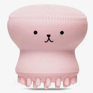 فیس براش و ماساژور صورت دستی سیلیکونی خرسی