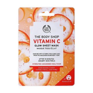 ماسک ورقه ای روشن کننده ویتامین C بادی شاپ [اصل]