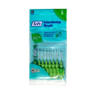 مسواک بین دندانی تپه مدل سبز 8 عددی سایز 5