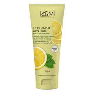 ماسک صورت خاک رسی نعناع و لیمو وارمی