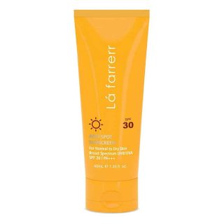 کرم ضد آفتاب پوست نرمال تا خشک بی رنگ SPF30 لافارر